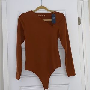 BNWT Abercrombie & Fitch Asymmetrical Bodysuit